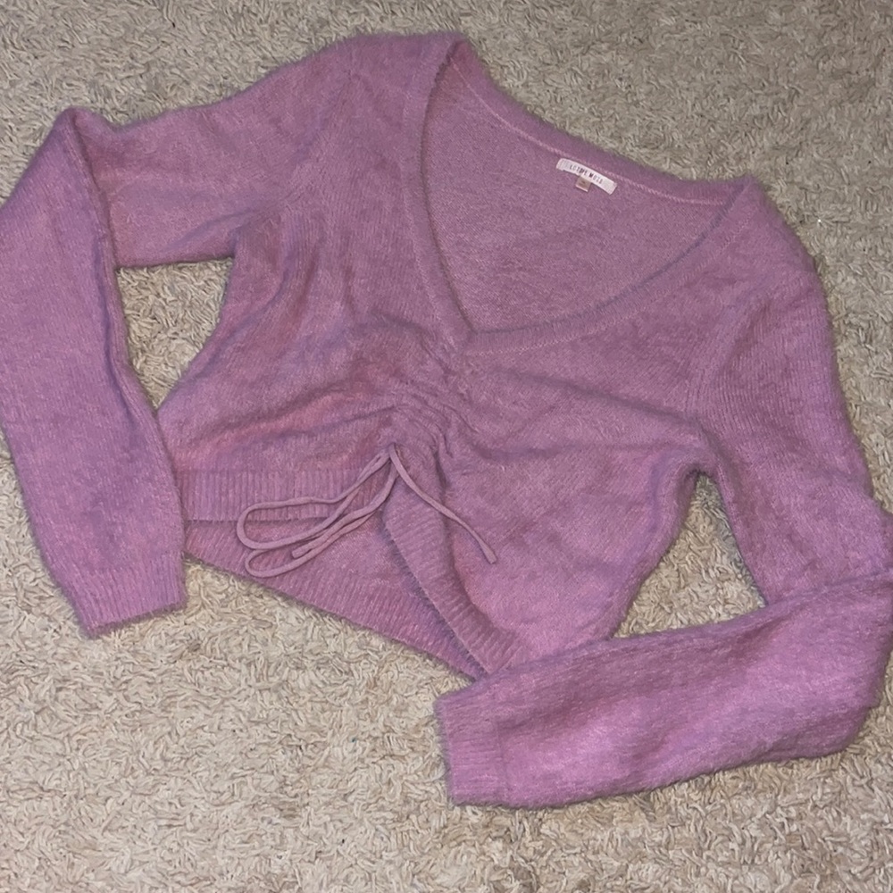 Lottie Moss Cropped Sweater